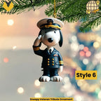 Snoopy Veteran Tribute Ornament