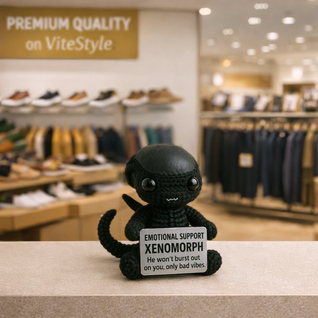 Xenomorph Crochet Emotional Support Doll