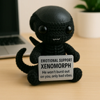 Xenomorph Crochet Emotional Support Doll