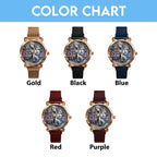 Personalized You're Forever Protected By Mary Mesh Strap Quartz Watch - TANTN15404