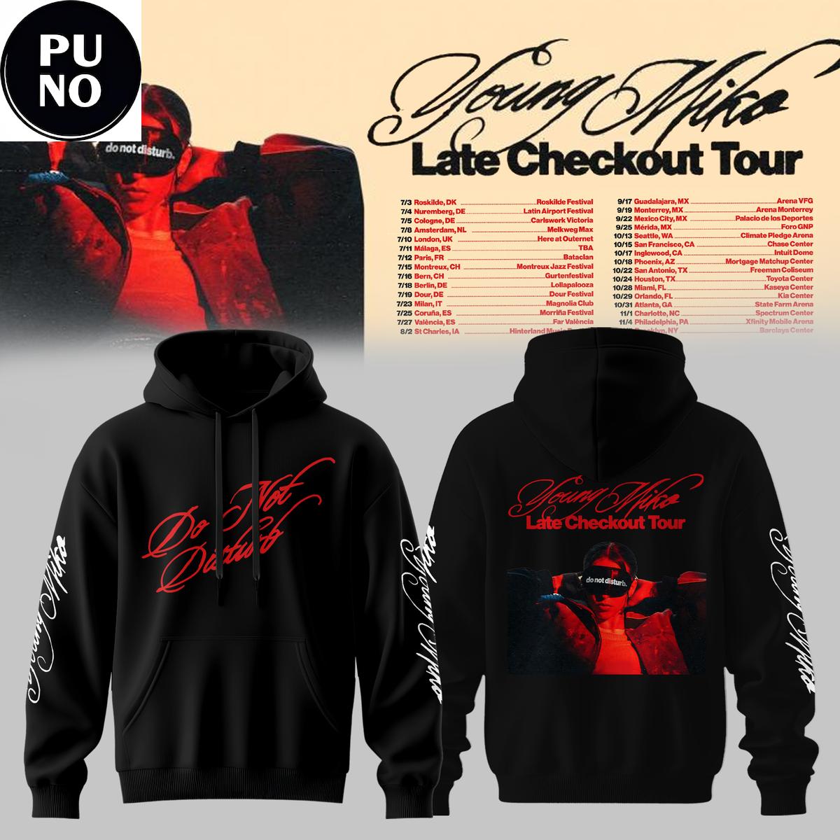 Young Miko Late Checkout Tour 2026 Hoodie T-Shirt