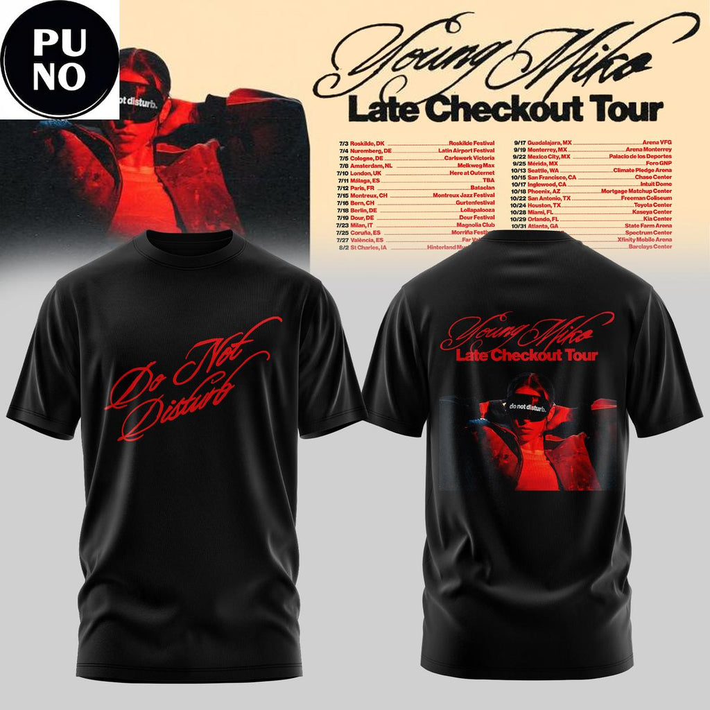 Young Miko Late Checkout Tour 2026 Hoodie T-Shirt