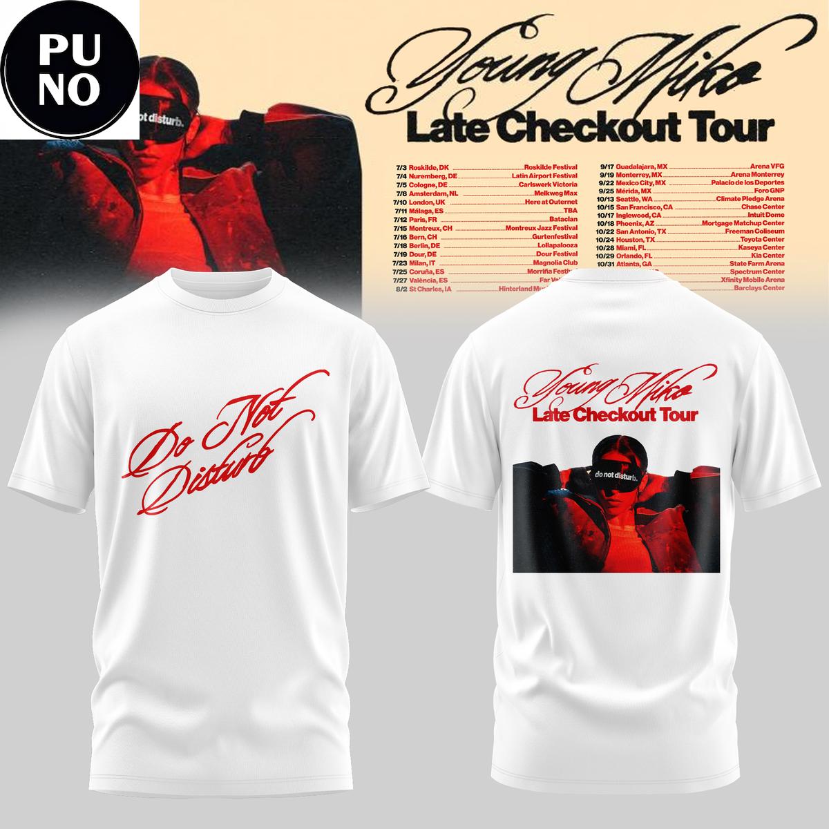 Young Miko Late Checkout Tour 2026 Hoodie T-Shirt