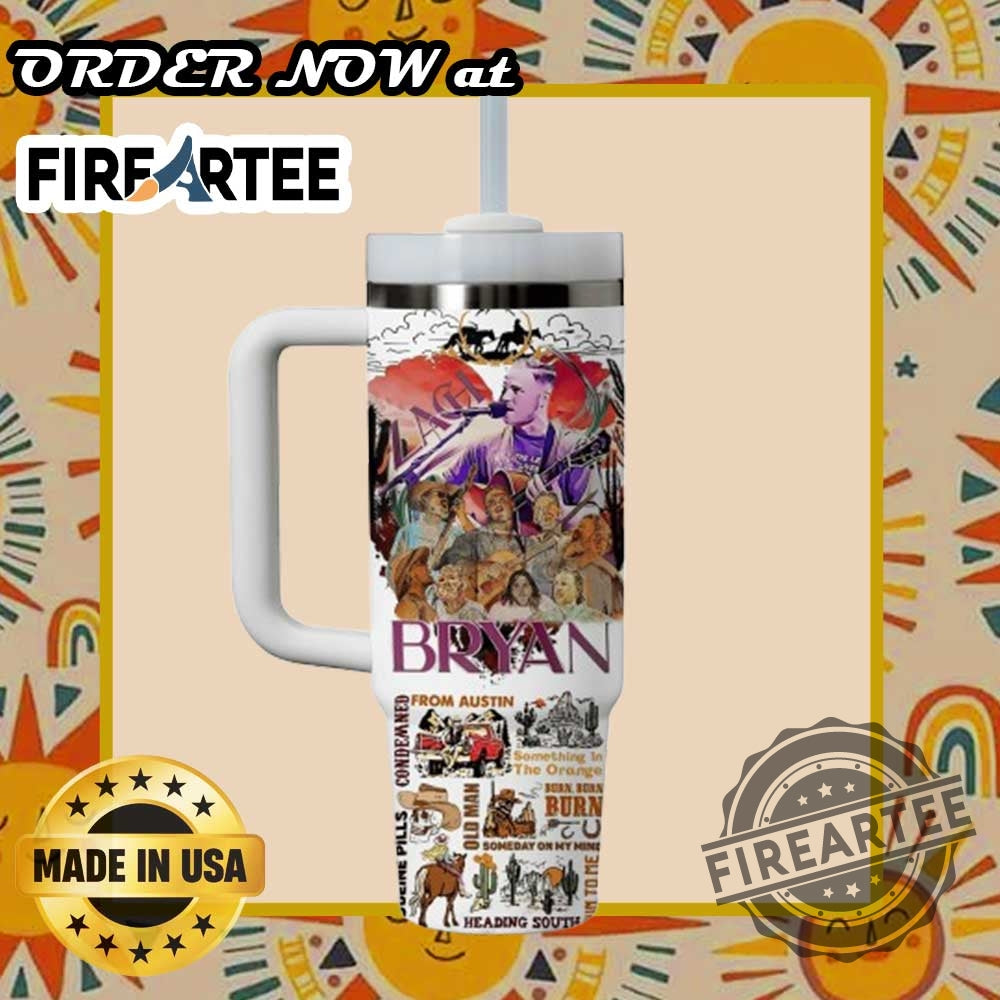 Zach Bryan Something In The Orange Tumbler Custom Drinkware With Artistic Tour Design