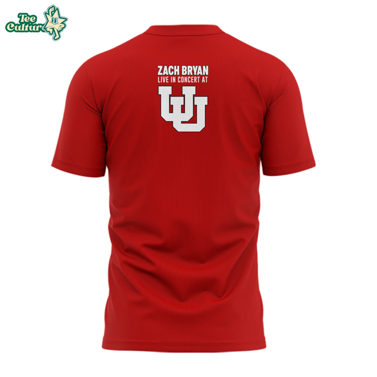 Zach Bryan Utah Utes Football With Heaven On Tour Red 2026 Shirt