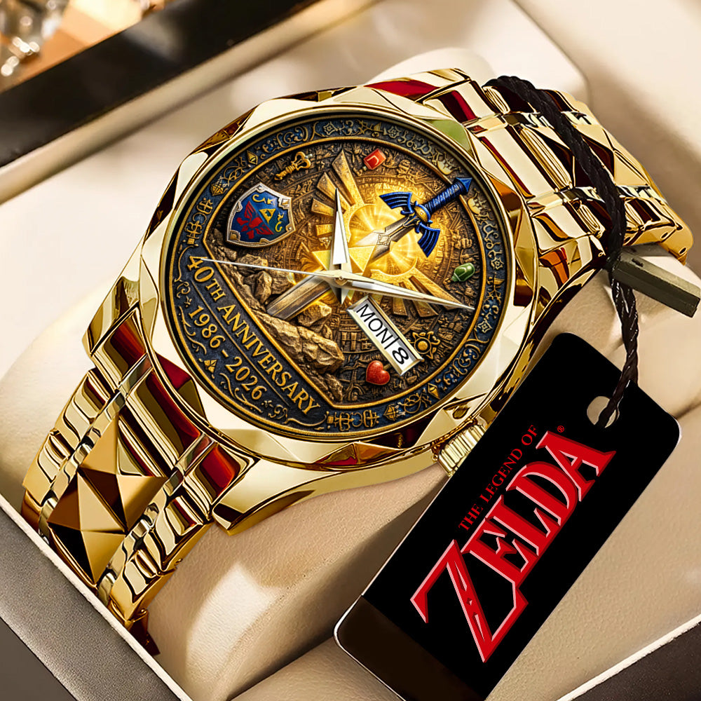 The Legend of Zelda 40th Anniversary Alloy Luxury Quartz Watch - TANTN19992