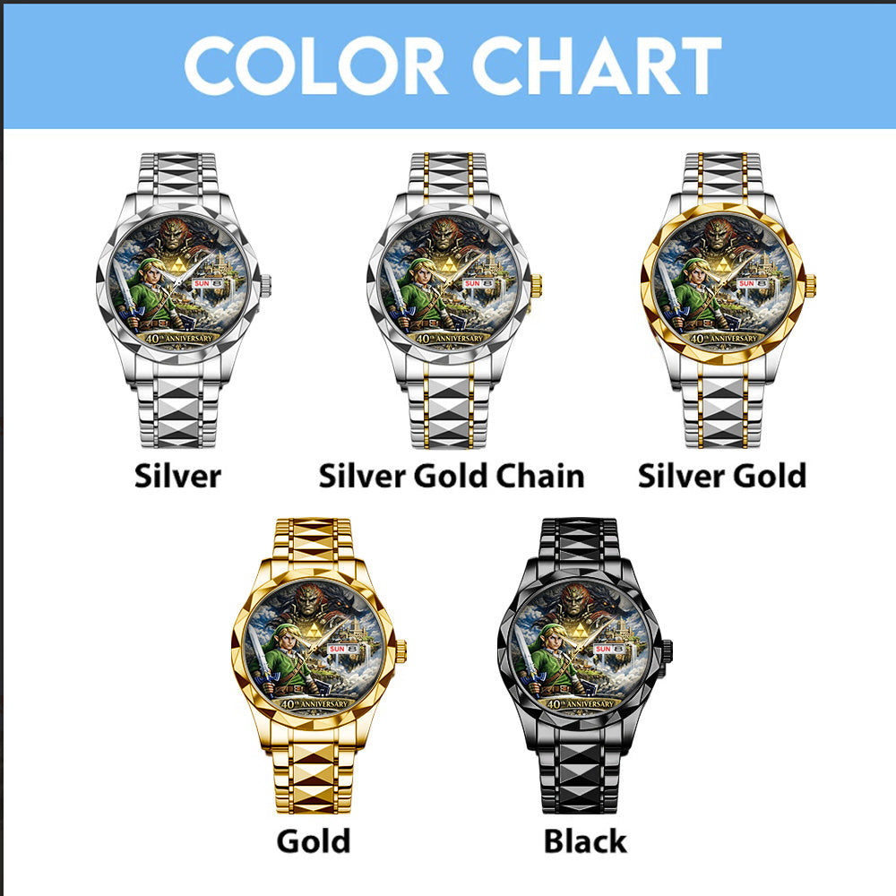 The Legend of Zelda 40th Anniversary Alloy Luxury Quartz Watch - TANTN19996