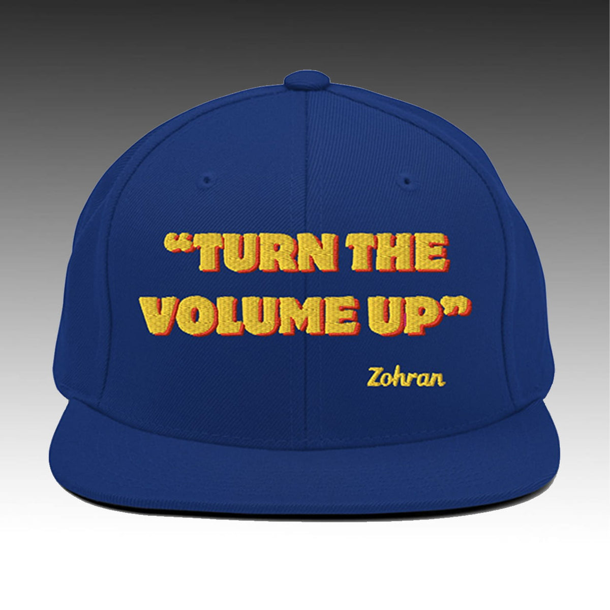 Zohran Mamdani Turn The Volume Up Hat