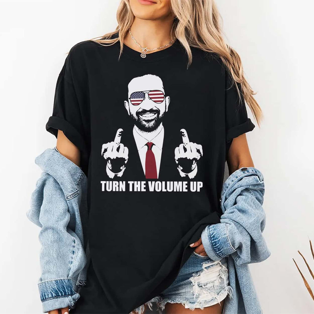 Zohran Mamdani Turn The Volume Up Shirt