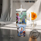Zootopia 2 Cartoon 40 Oz Tumbler With Handle