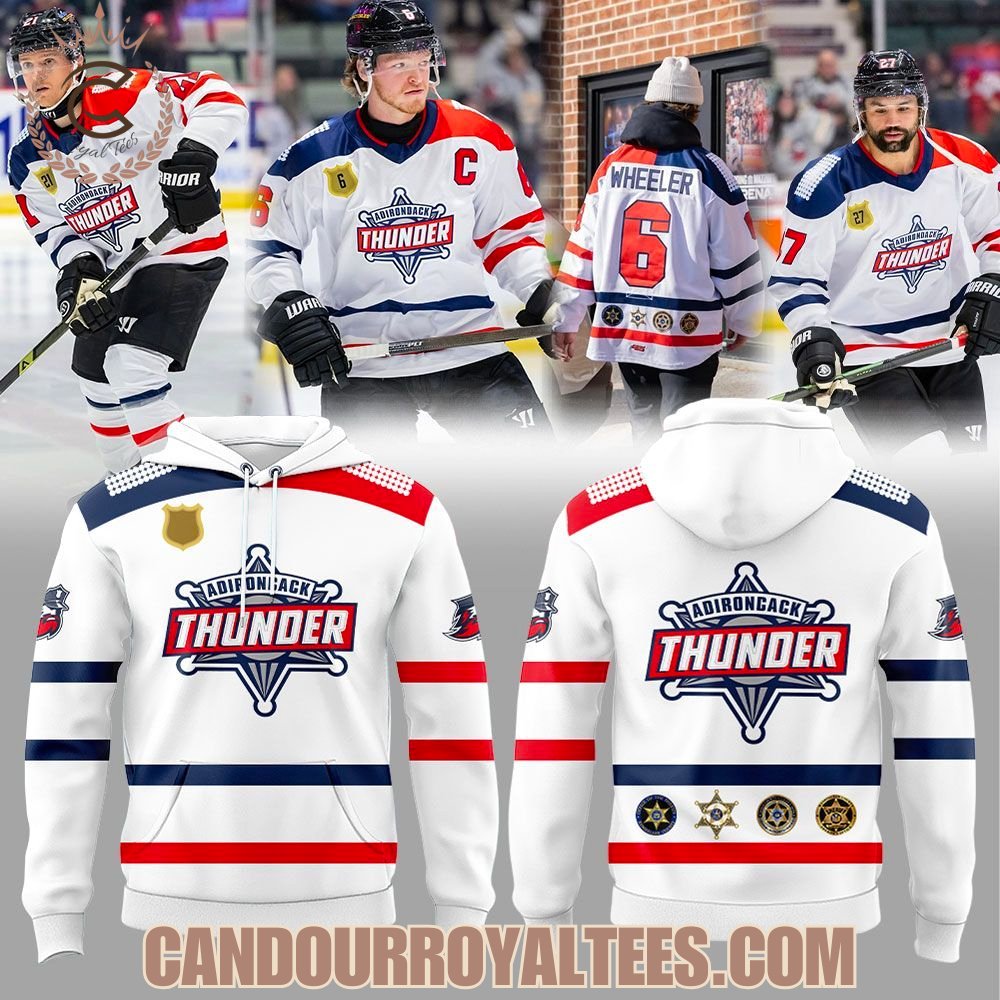 Adirondack Thunder Law Enforcement Night Hoodie