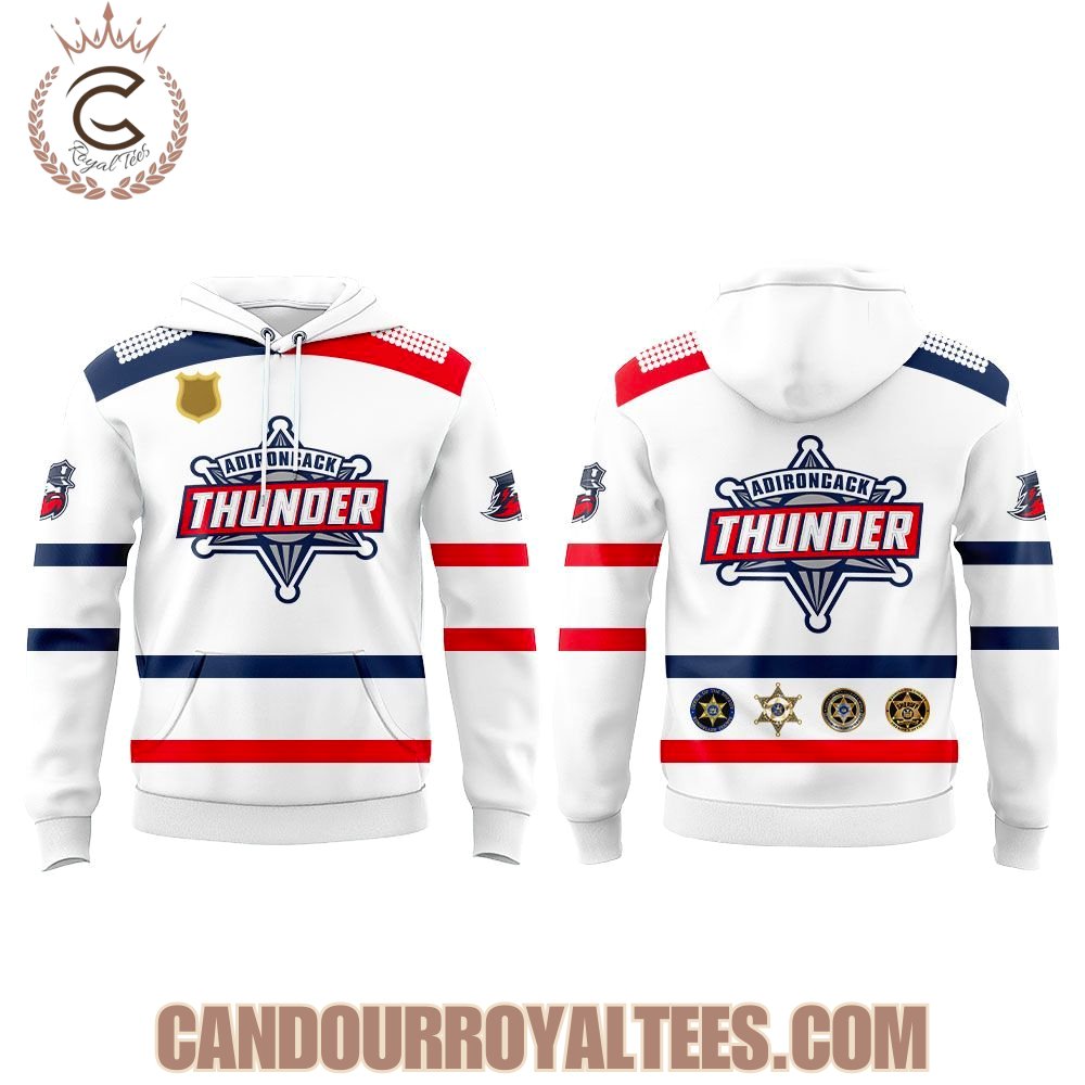 Adirondack Thunder Law Enforcement Night Hoodie
