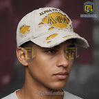 Alpha Phi Alpha Crest 1906-2026 Greek Fraternity Distressed Baseball Hat