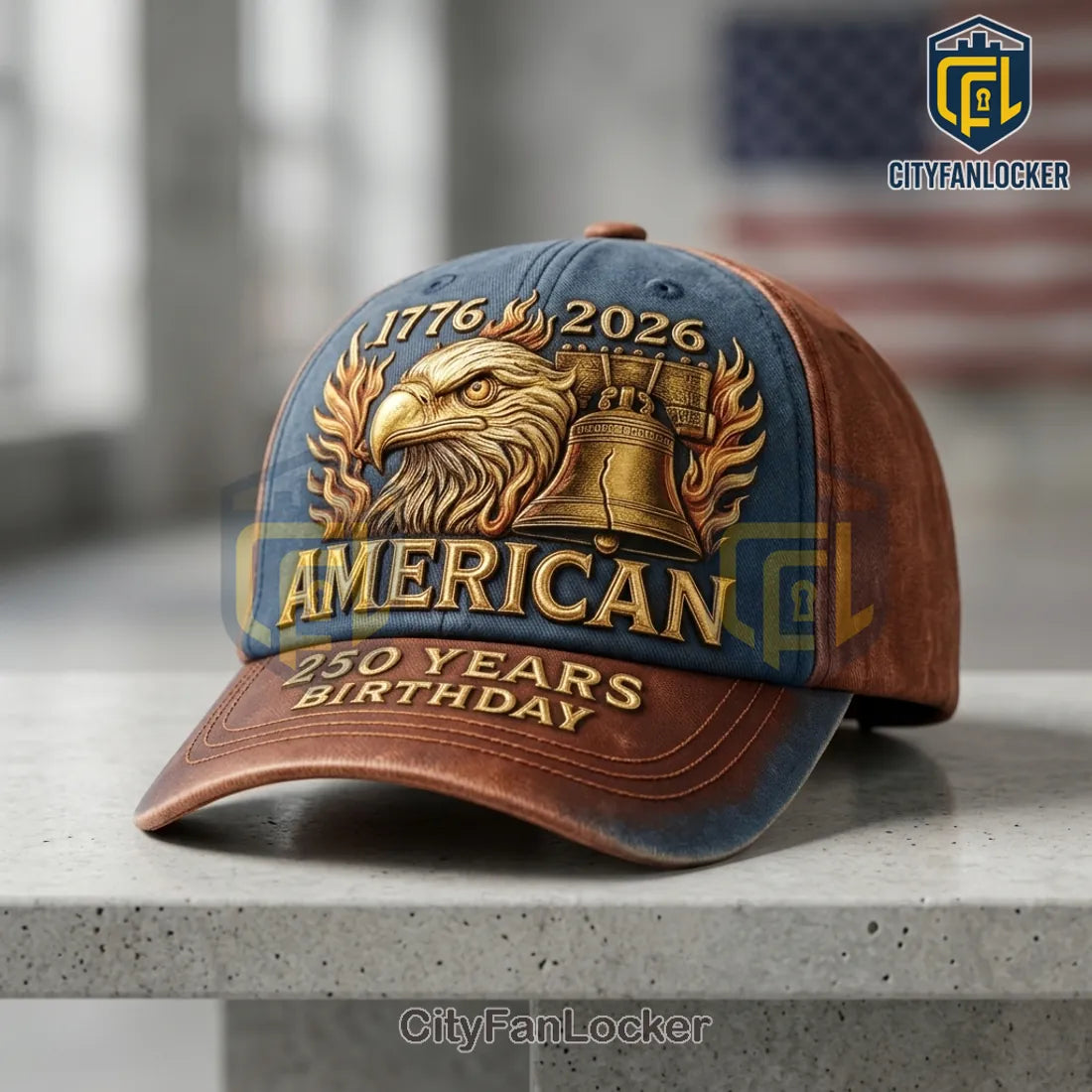 American 1776-2026 Independence 250th Anniversary Baseball Cap
