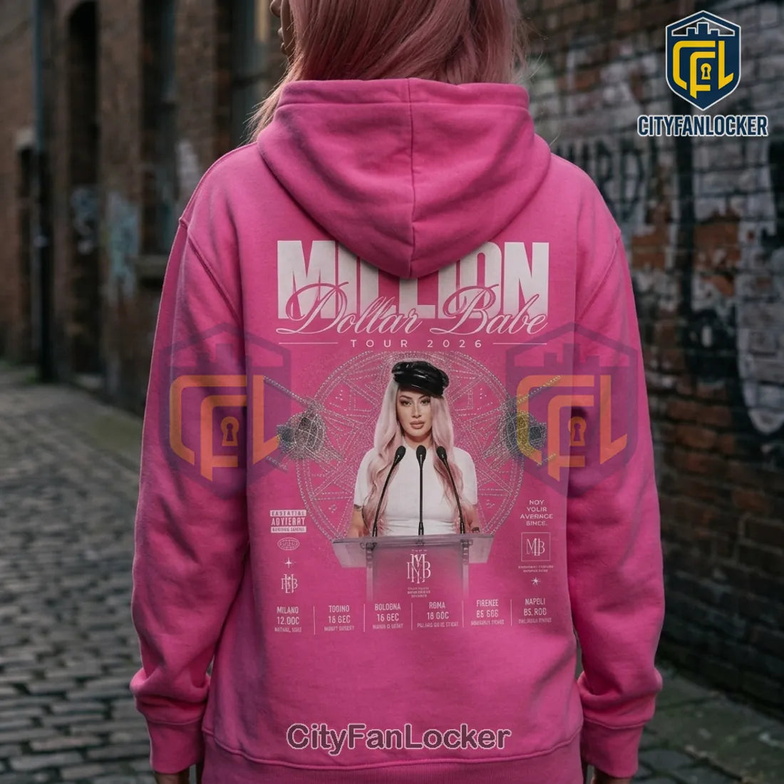 Anna Million Dollar Babe Tour 2026 Pullover Hoodie
