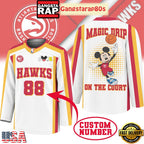 Atlanta Hawks Premium NBA Magic Drip Long Jersey Shirt
