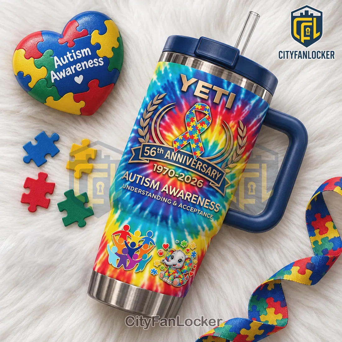 Autism Awareness 56th Anniversary Stanley Tumbler
