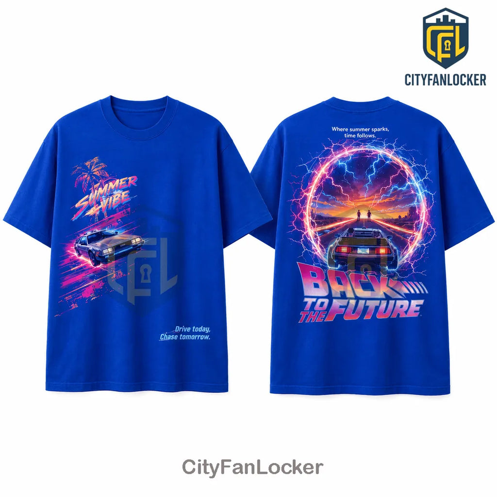 Back to the Future Blue Limited Edition T-Shirt
