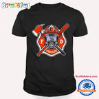 Baltimore Orioles Firefighter-themed Logo T Shirt