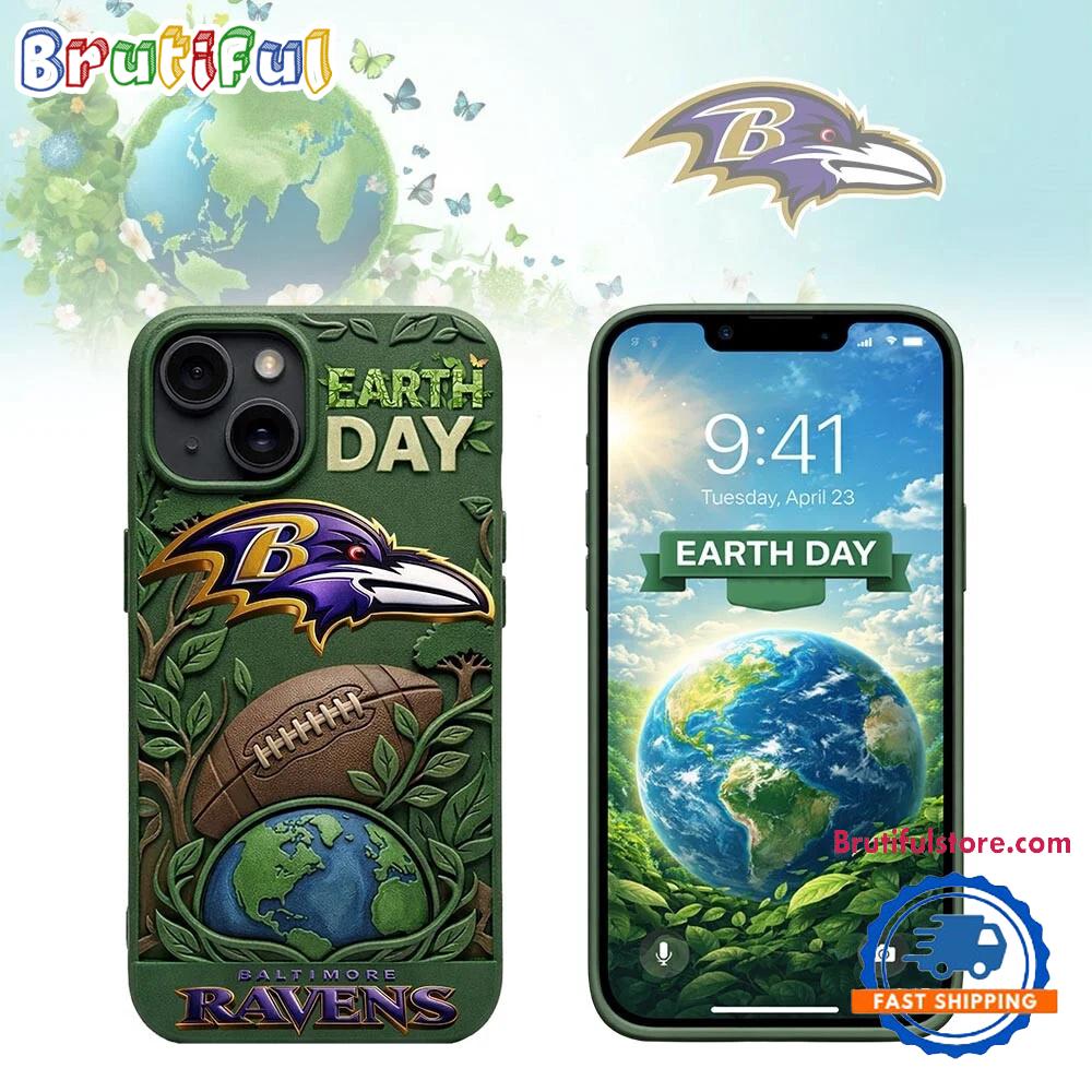 Baltimore Ravens NFL Earth Day 2026 Phone Case