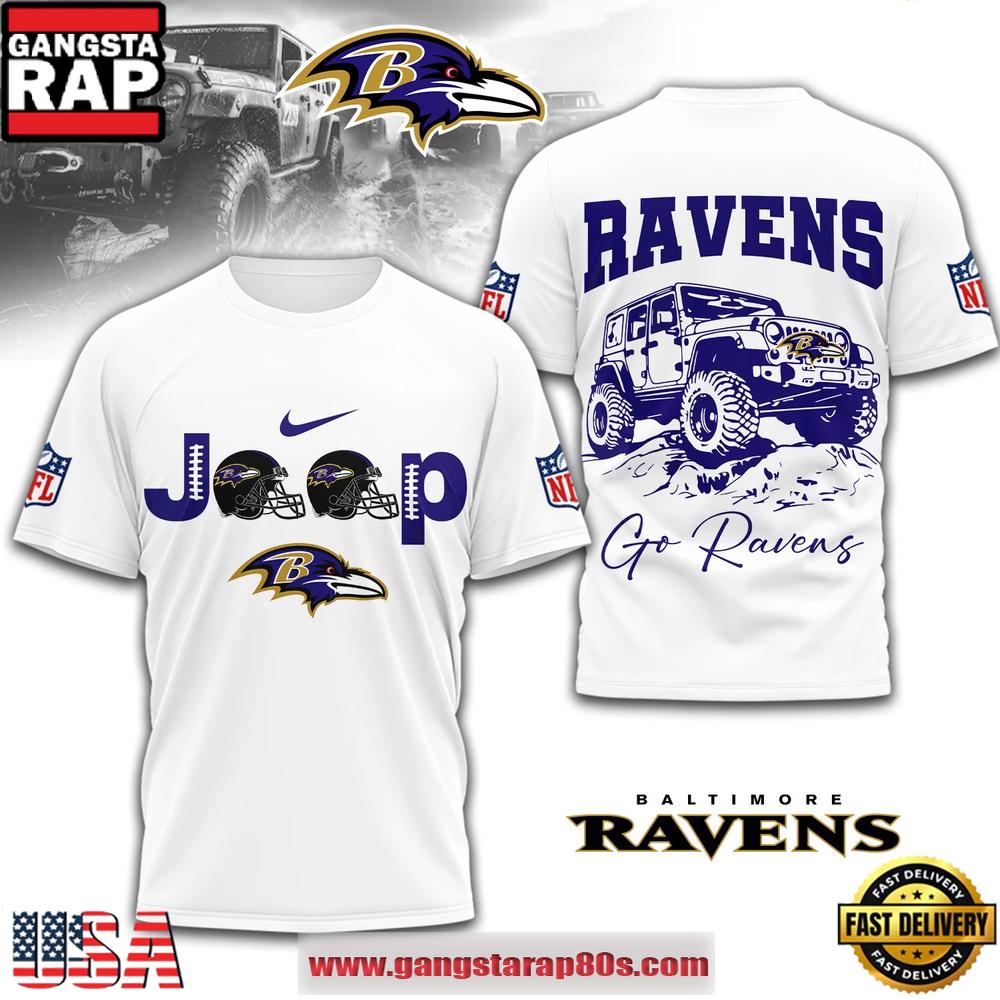 Baltimore Ravens NFL Premium NFL Jeep Unisex T-Shirt