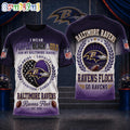 Baltimore Ravens NFL Pride Loyalty Tradition 3D Shirt