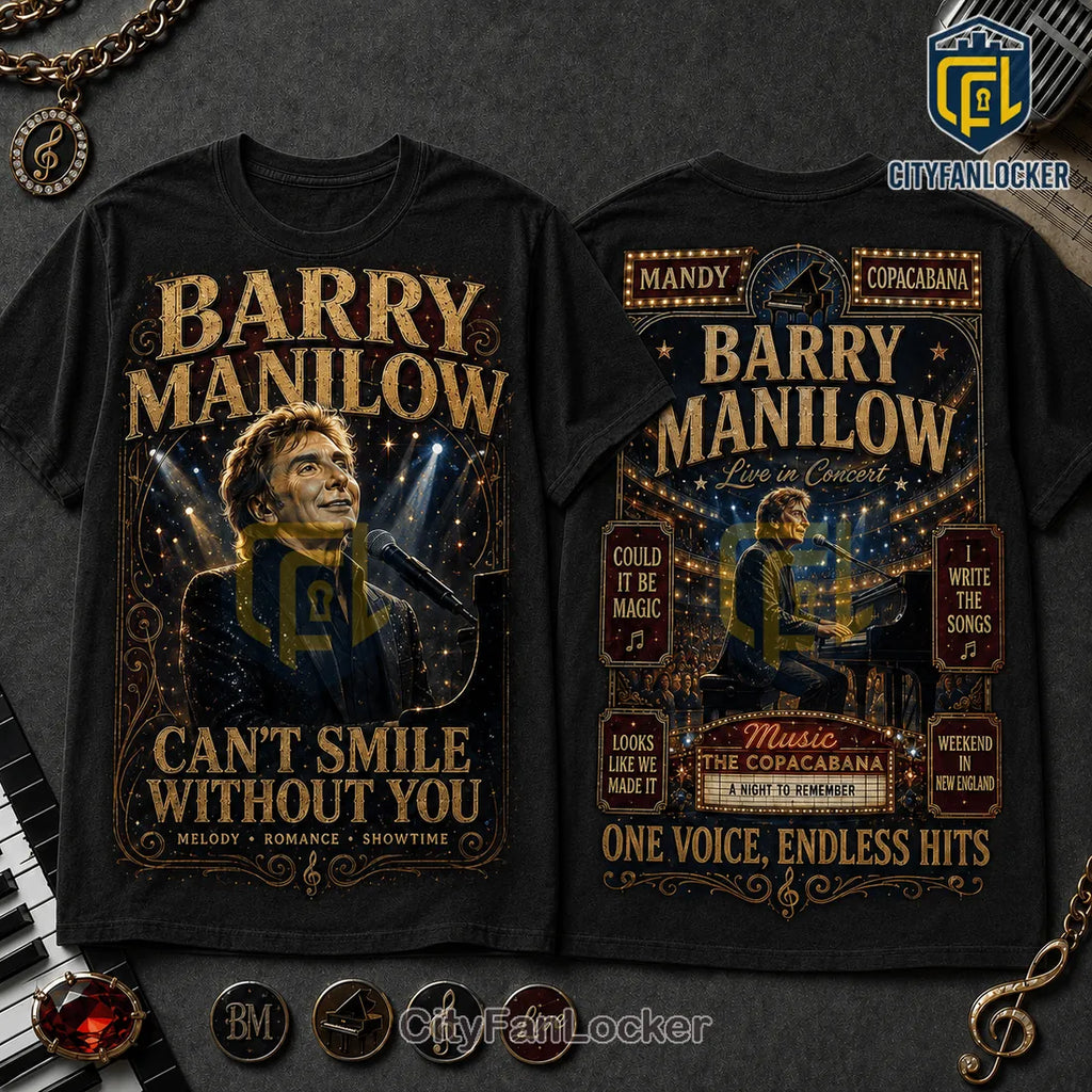 Barry Manilow Copacabana Cotton T-Shirt