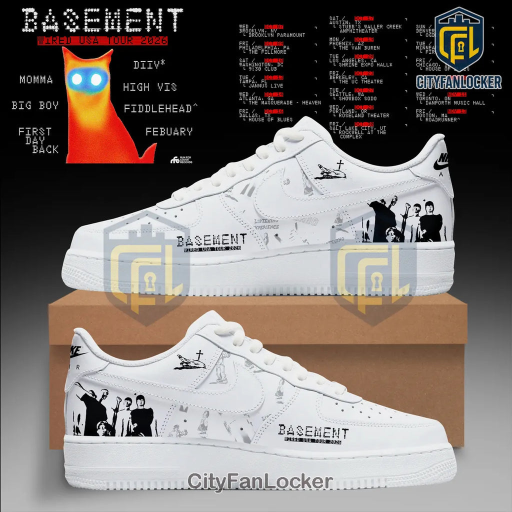 Basement WIRED USA Tour 2026 Limited Edition AIr Force 1 Sneaker