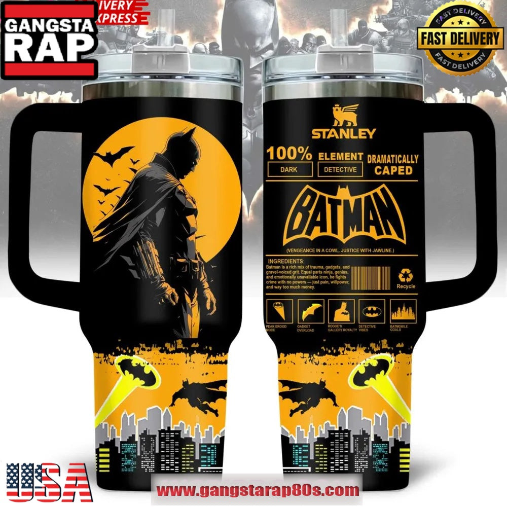 Batman Dramatically Caped Special Stanley Tumbler 40oz