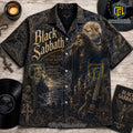 Black Sabbath Heavy Metal Dark Motif Hawaiian Shirt