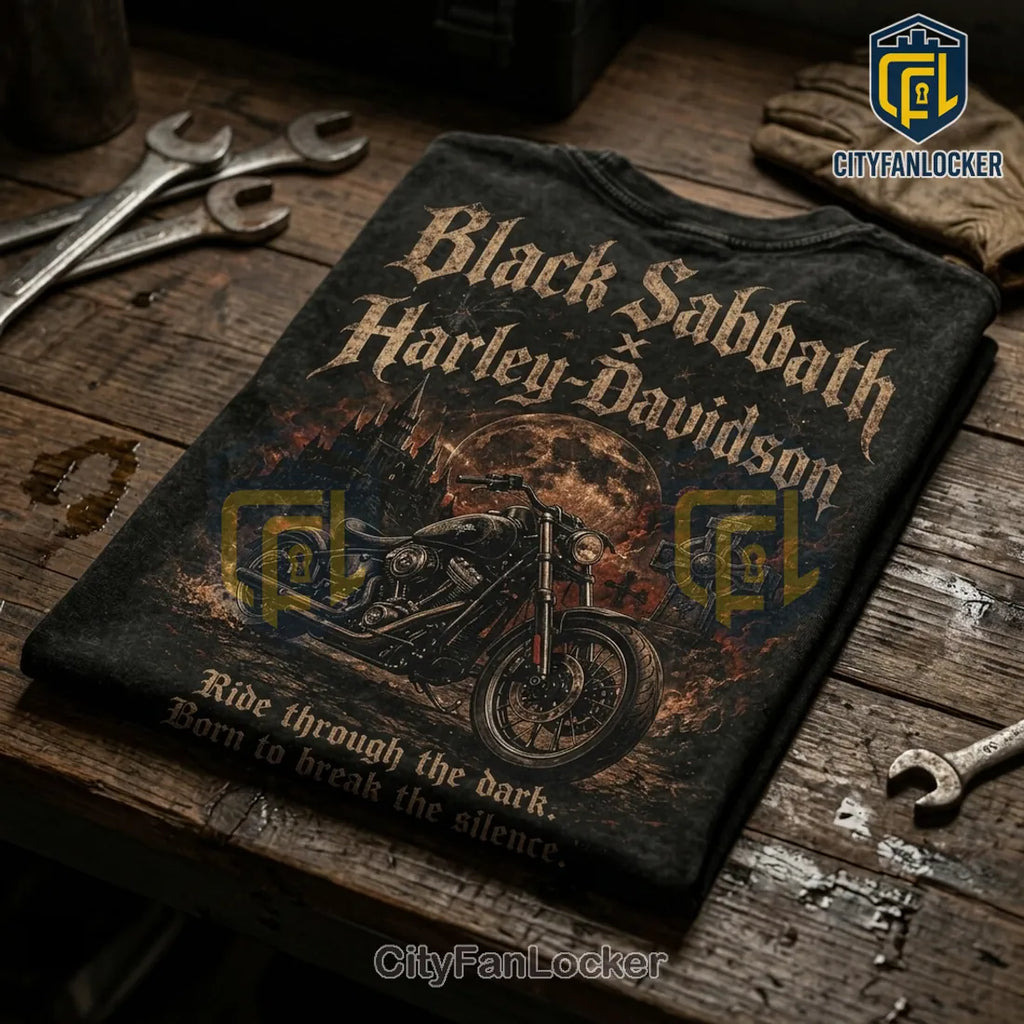 Black Sabbath x Harley-Davidson Vintage Washed T-Shirt