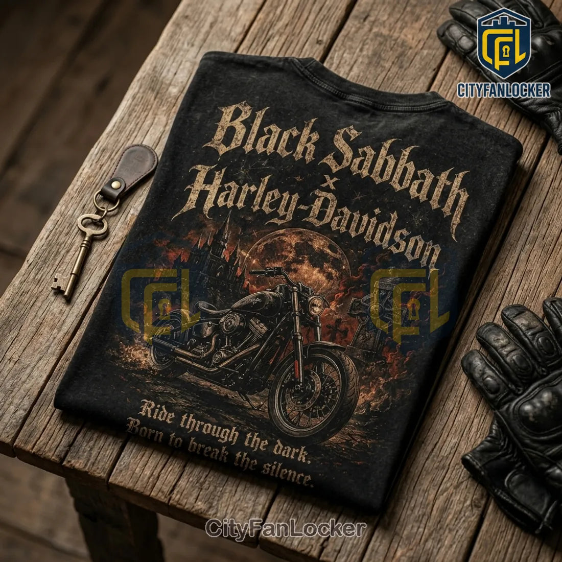 Black Sabbath x Harley-Davidson Vintage Washed T-Shirt