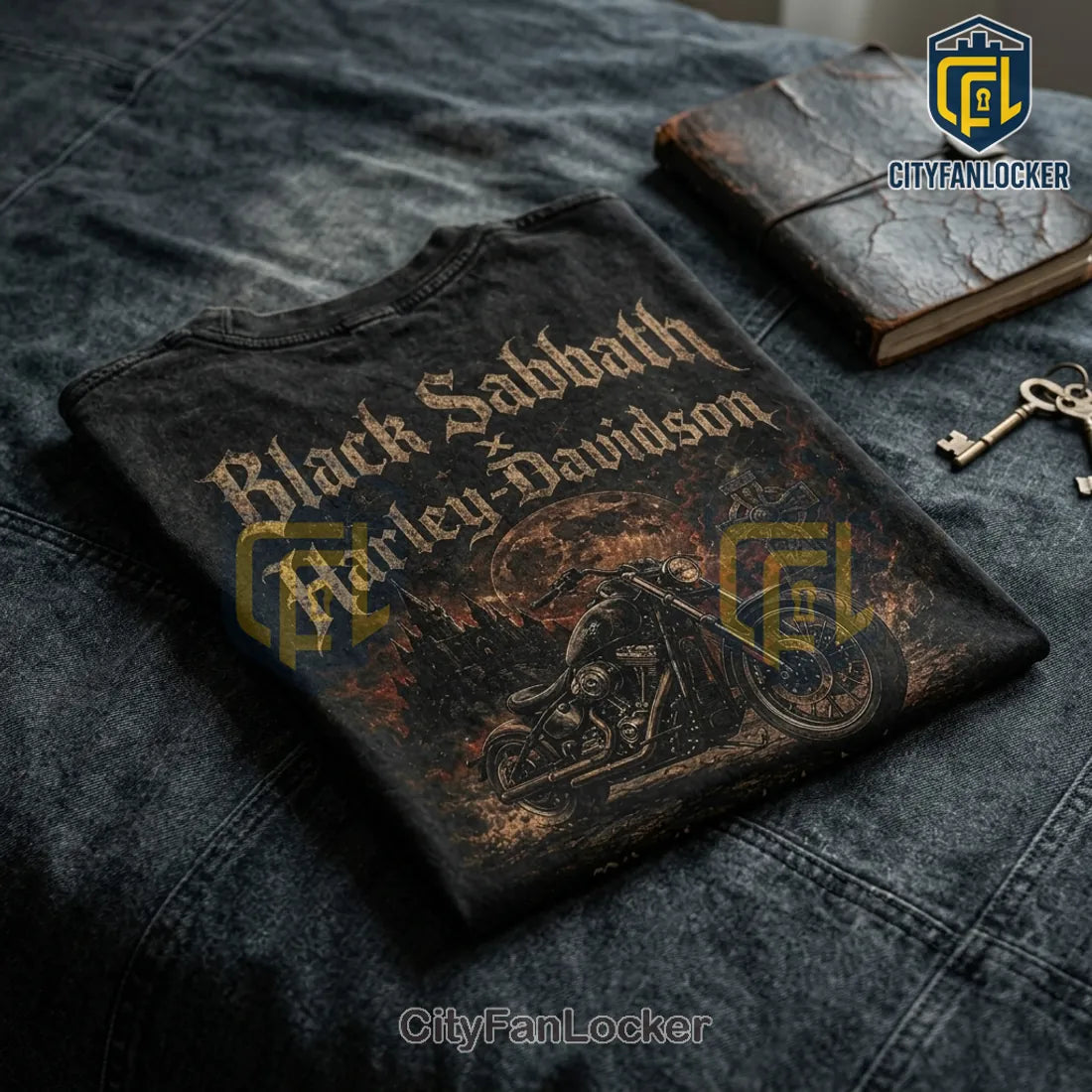 Black Sabbath x Harley-Davidson Vintage Washed T-Shirt
