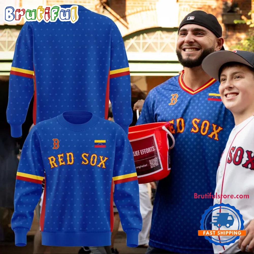 Boston Red Sox Venezuelan Pride 2026 Sweatshirt