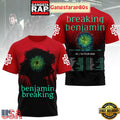 Breaking Benjamin UK EU Tour 2026 3D Shirt