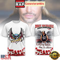Bret Michaels Every Rose Has Uts Thorn White 3D Shirt