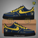 Brewers Personalized Nike Air Force 1 Sneakers