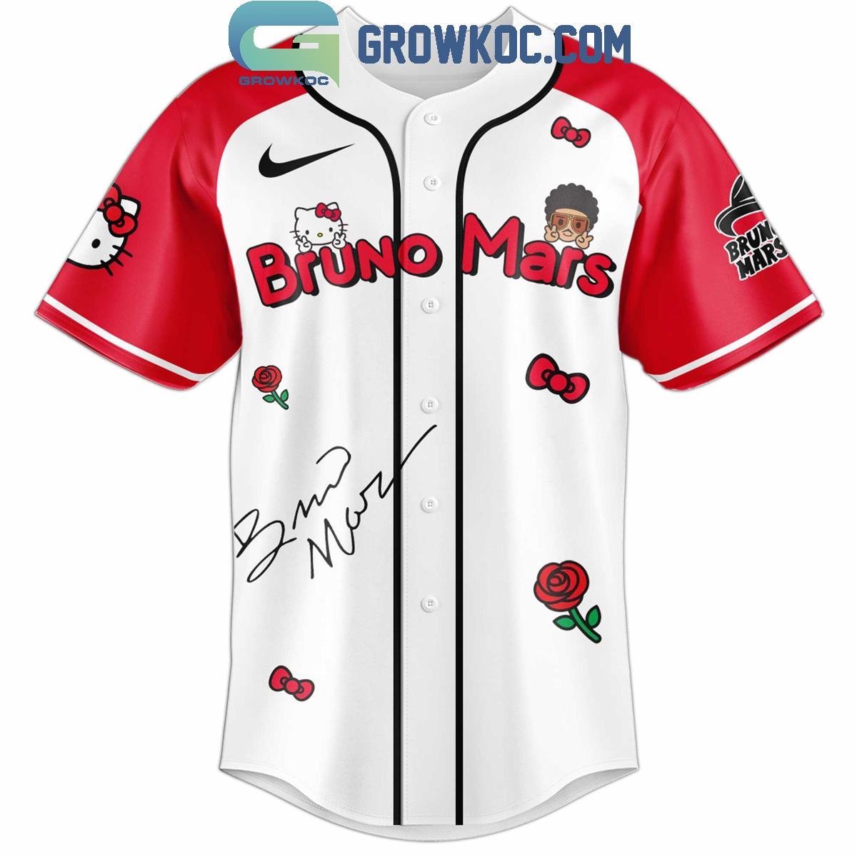 Bruno Mars x Hello Kitty The Romantic Tour Jersey