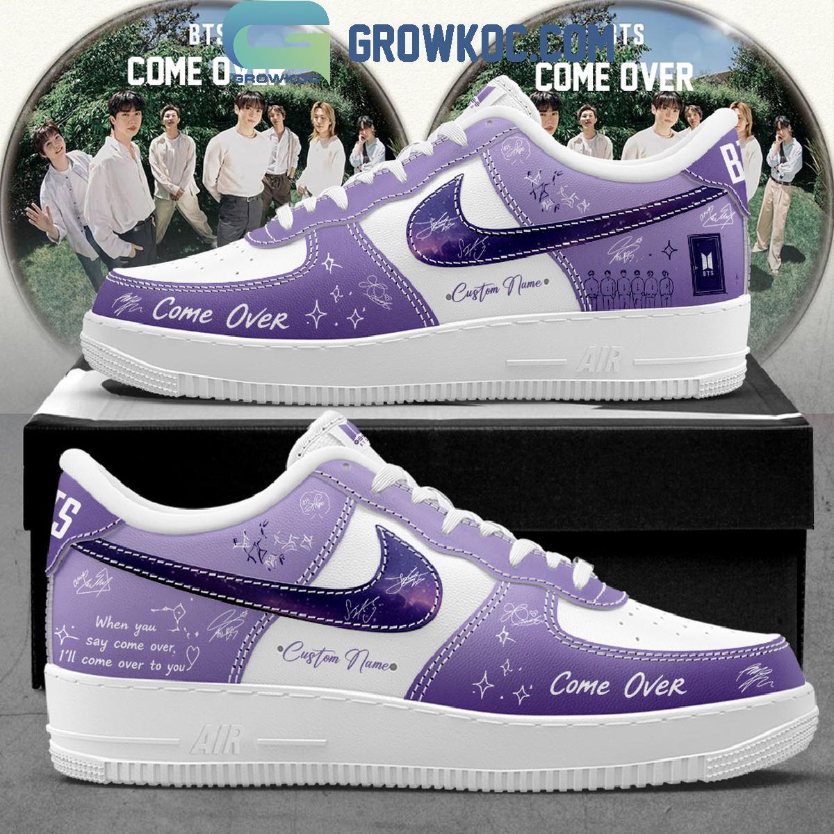 BTS Come Over Air Force 1 Shoes