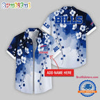 Buffalo Bills Flower Pattern Trendy Summer Button Hawaii Shirt