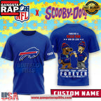 Buffalo Bills x Scooby Doo Premium Custom Name 3D Shirt