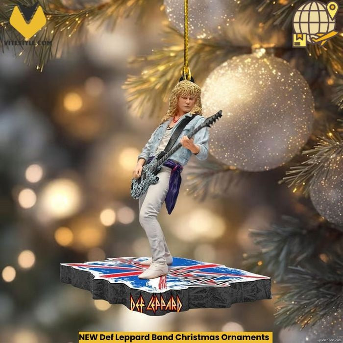 NEW Def Leppard Band Christmas Ornaments
