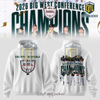Cal Poly Mustangs 2026 Big West Conference Champions Baseball Hoodie