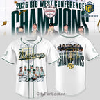 Cal Poly Mustangs 2026 Big West Conference Champions Baseball Jersey