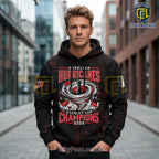 Carolina Hurricanes 2026 Stanley Cup Champions Black Pullover Hoodie