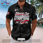 Carolina Hurricanes 2026 Stanley Cup Champions Button-Down Shirt