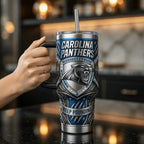 Carolina Panthers Keep Pounding Tumbler