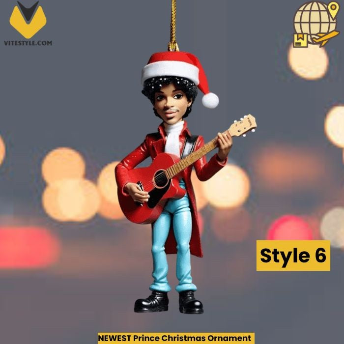 NEWEST Prince Christmas Ornament