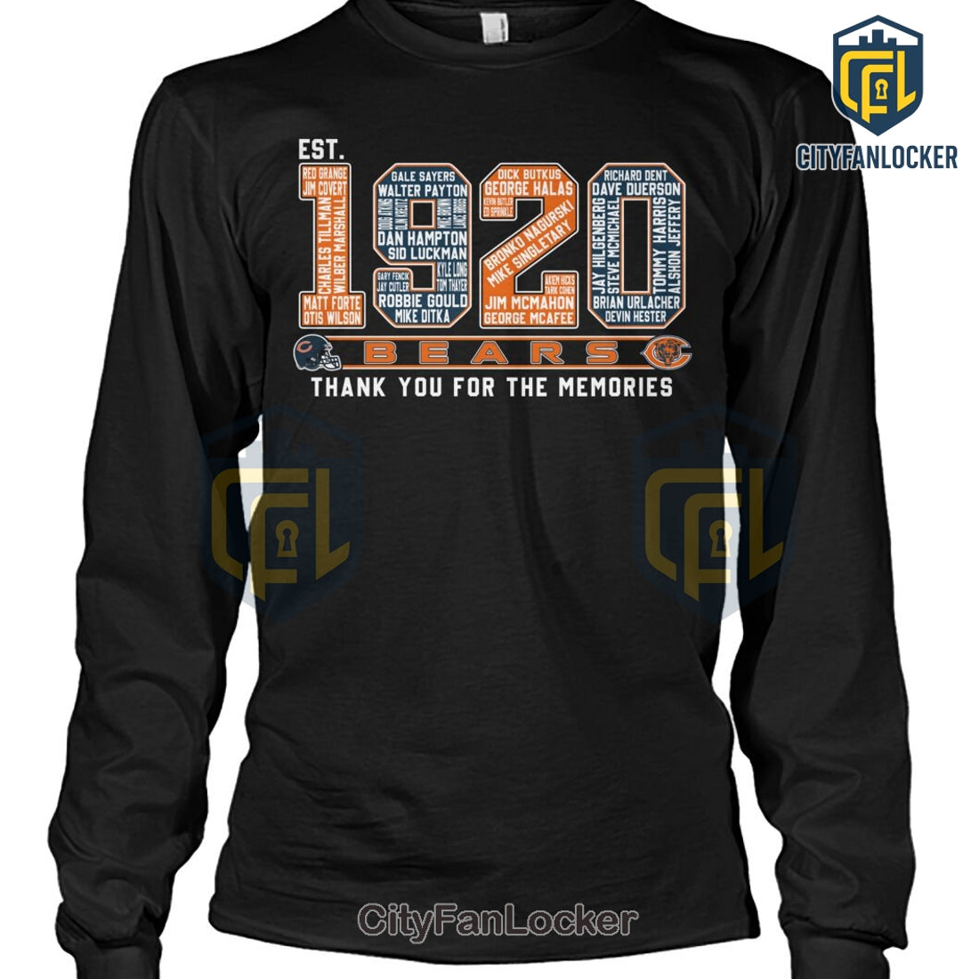 Chicago Bears Legends T-Shirt EST 1920