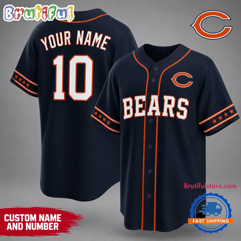 Chicago Bears NFL Team Pride Baseball Jersey